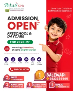 Petals Kids Preschool & Daycare Admission Open 2026-2027