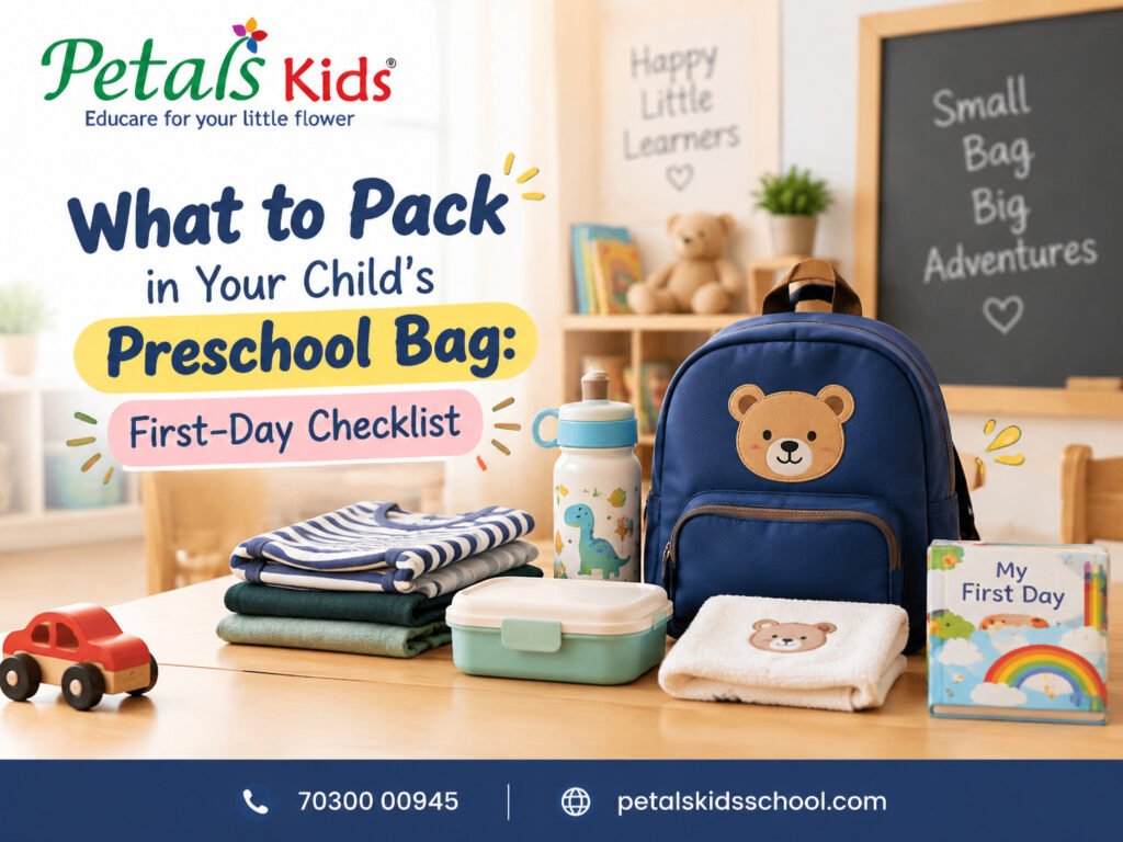 preschool bag checklist