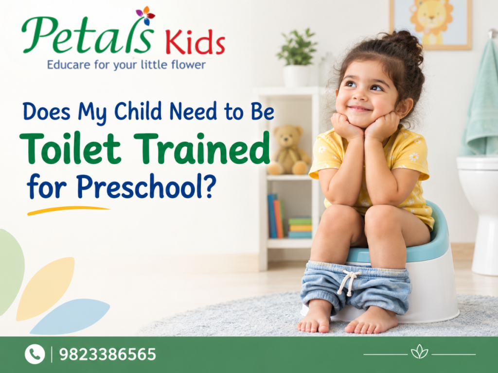 toilet trained for preschool